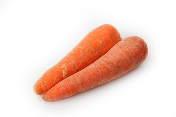 Image showing The red carrot