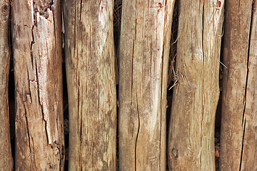 Image showing The wooden fence