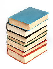 Image showing The stack of books 