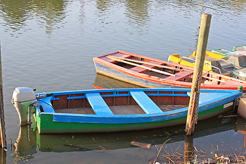 Image showing Many boats