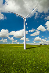 Image showing Wind turbines