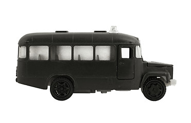 Image showing The black bus.