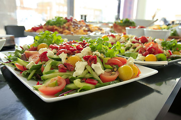 Image showing Dish of salad