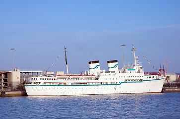 Image showing Old and small cruise ship