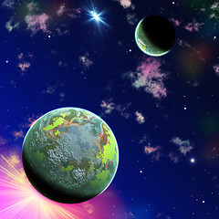 Image showing space landscape