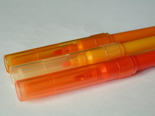 Image showing Orange Markers