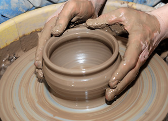 Image showing potter's wheel