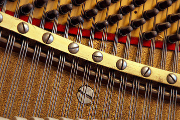 Image showing inside the piano