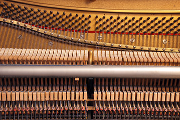 Image showing inside the piano