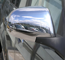 Image showing  rear-view mirror