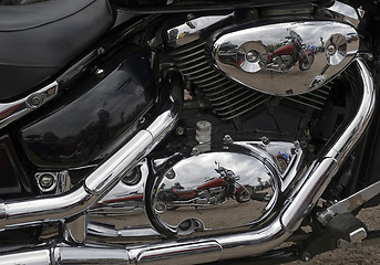 Image showing reflected bike