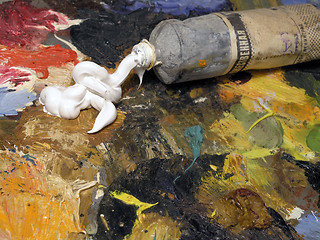 Image showing tube of  paint