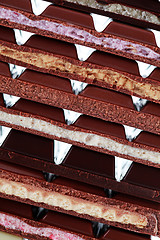 Image showing stack of chocolate