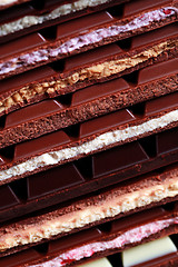 Image showing stack of chocolate