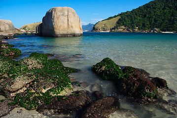 Image showing Crystalline sea beach in Niteroi, Rio de Janeiro, Brazil