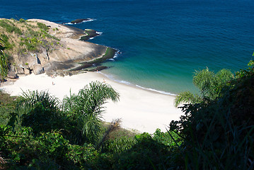 Image showing Tranquil Beach view in Niteroi, Rio de Janeiro, Brazil