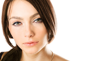 Image showing Closeup portrait of a beautiful young woman