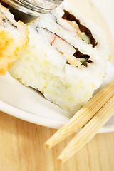 Image showing Maki sushi close-up