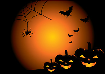 Image showing halloween pumpkins