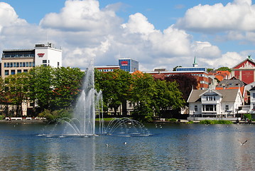 Image showing fountain in Stavanger