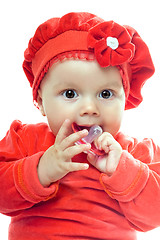 Image showing Cute baby girl