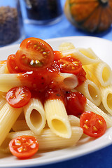 Image showing Penne with tomato sauce