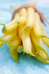 Image showing Bundle of yellow bean pods