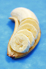 Image showing Sliced banana