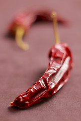 Image showing Dried chilli peppers