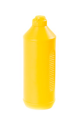 Image showing yellow bottle with dishcleaner 