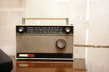 Image showing vintage radio