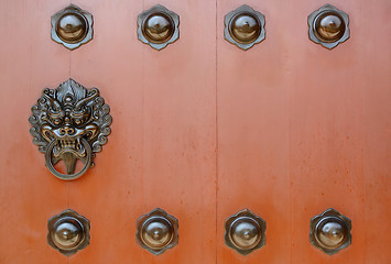 Image showing chinese door