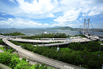 Image showing Tsing Ma Bridge