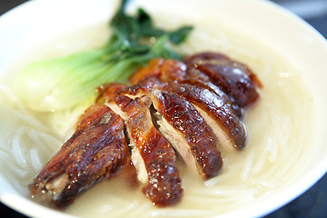 Image showing chinese siu mei noodle