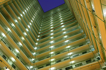 Image showing Hong Kong public housing apartment block