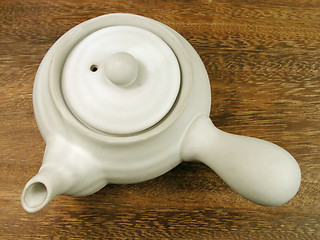 Image showing Tea pot-upper view