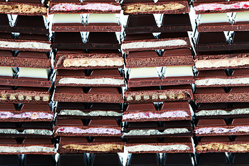 Image showing stack of chocolate