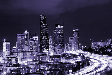 Image showing Futuristic Seattle