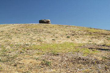 Image showing Rock on the hill