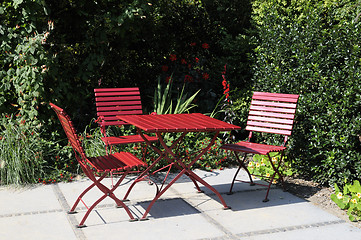 Image showing Garden furniture