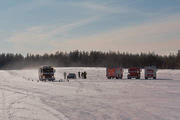 Image showing Rescue drill