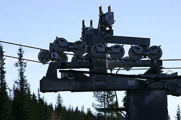 Image showing Chair lift