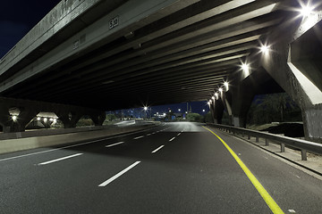 Image showing Highway at Night