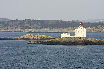 Image showing Entering Norway in the late afternoon