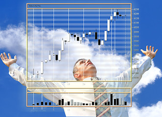 Image showing datasheet currency tender upon finance market