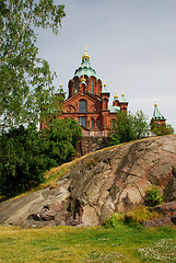 Image showing Uspenski Cathedral in Helsinki