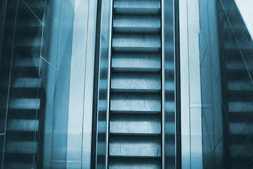 Image showing Escalators