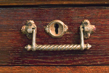 Image showing The handle of a case