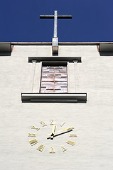 Image showing Old  church clock