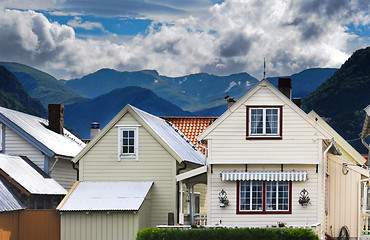 Image showing Vik- norvegian village